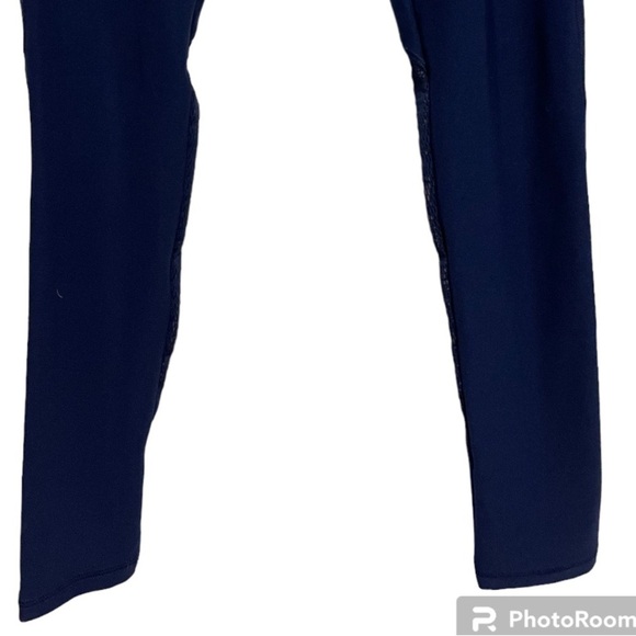 Gottex Blue Full Length Zipper Leggings Size XS - Picture 2 of 7